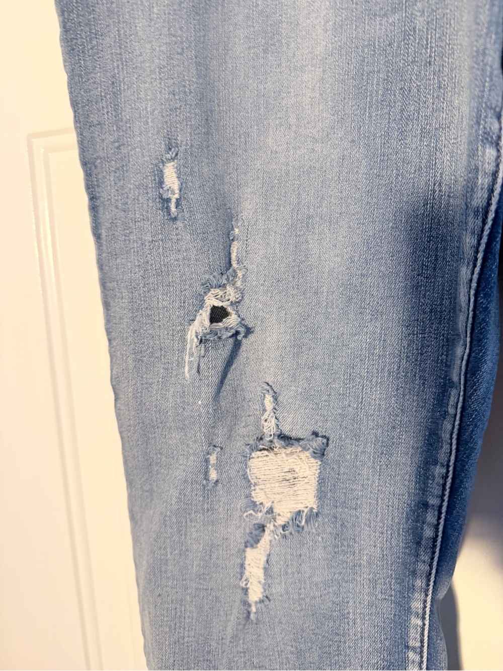 Judy Blue Light Blue Distressed Women’s Jeans. Boyfriend‎ Fit. Sz 20W - Picture 4 of 12